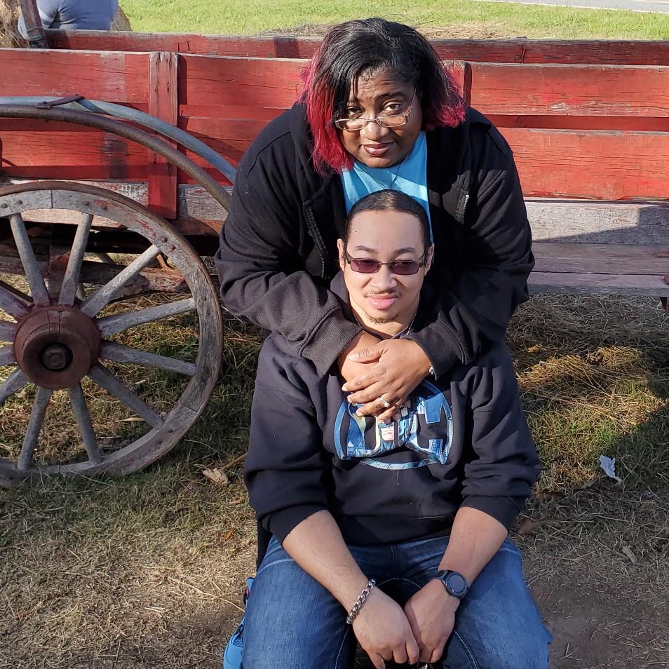 Fall date with the children.