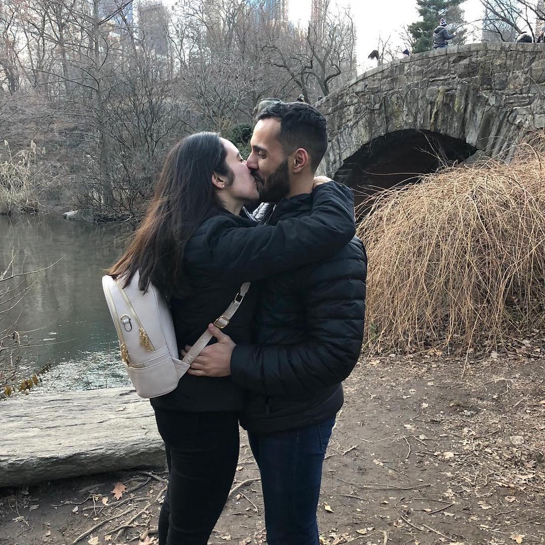 Right after he proposed!