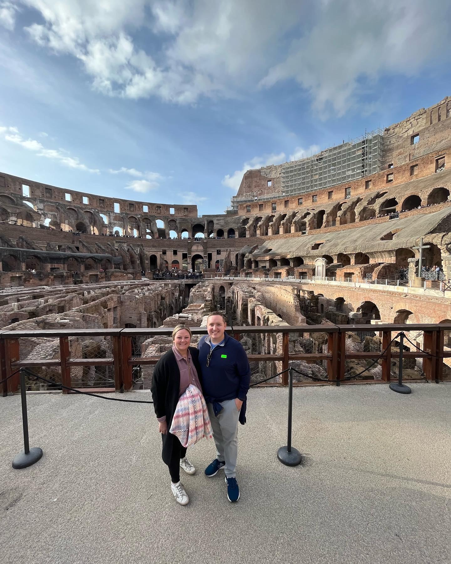 Dan & Abby at the Colosseum - November 2022.