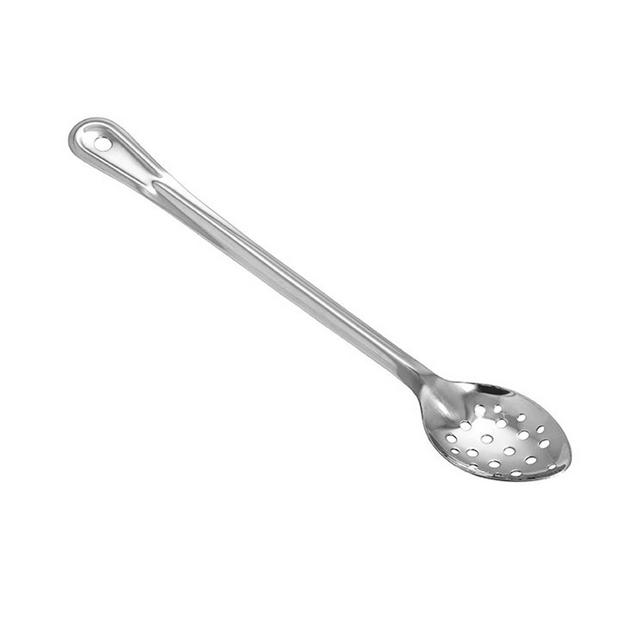 Winco Perforated Stainless Steel Basting Spoon, 15"