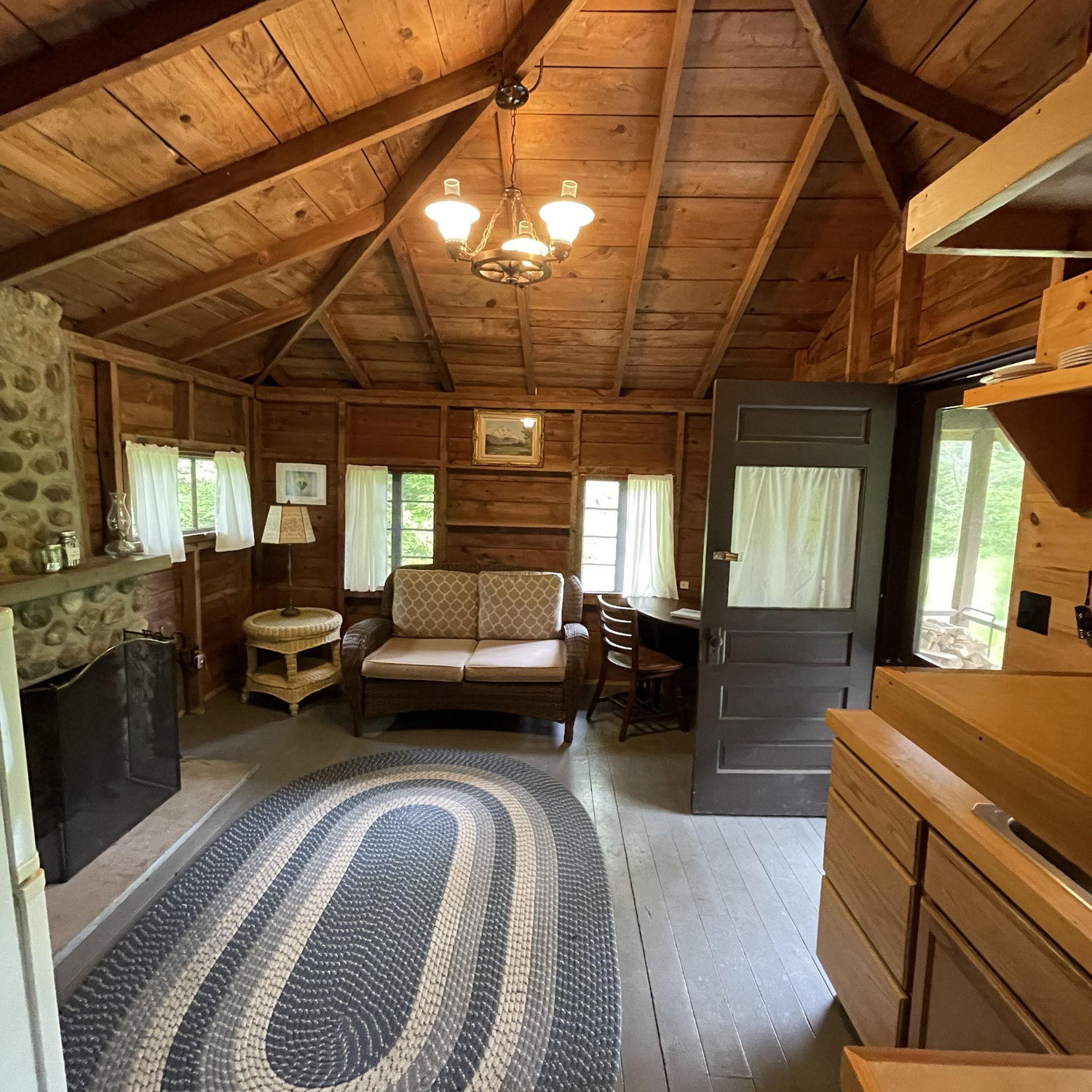 Cabin living room
