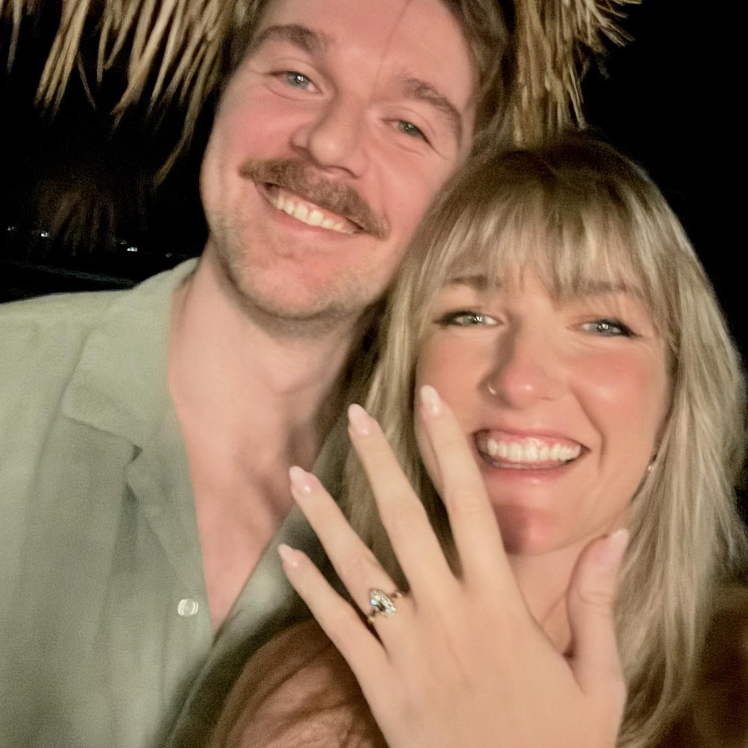 5 minutes after Eli spilled his heart out, and Arianna said YES!