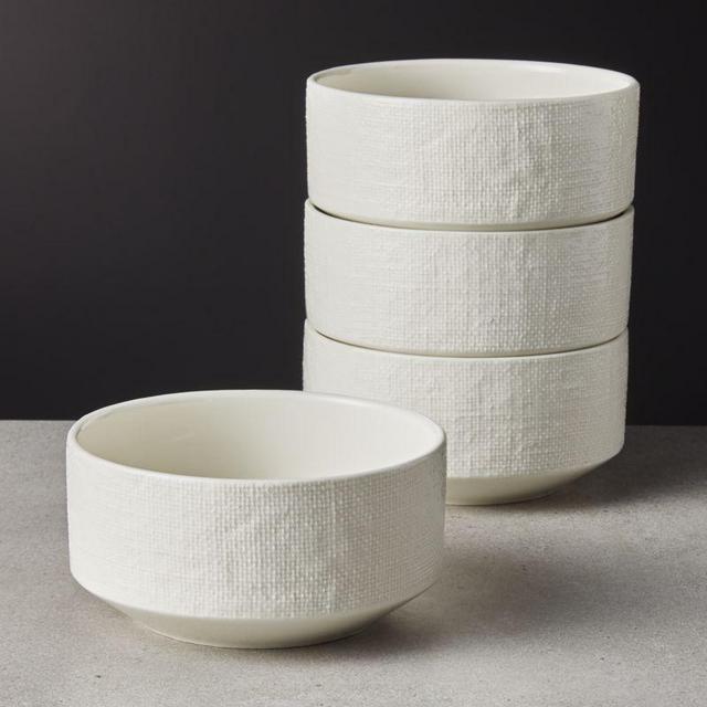 Millye Ivory Individual Bowl Set of 4