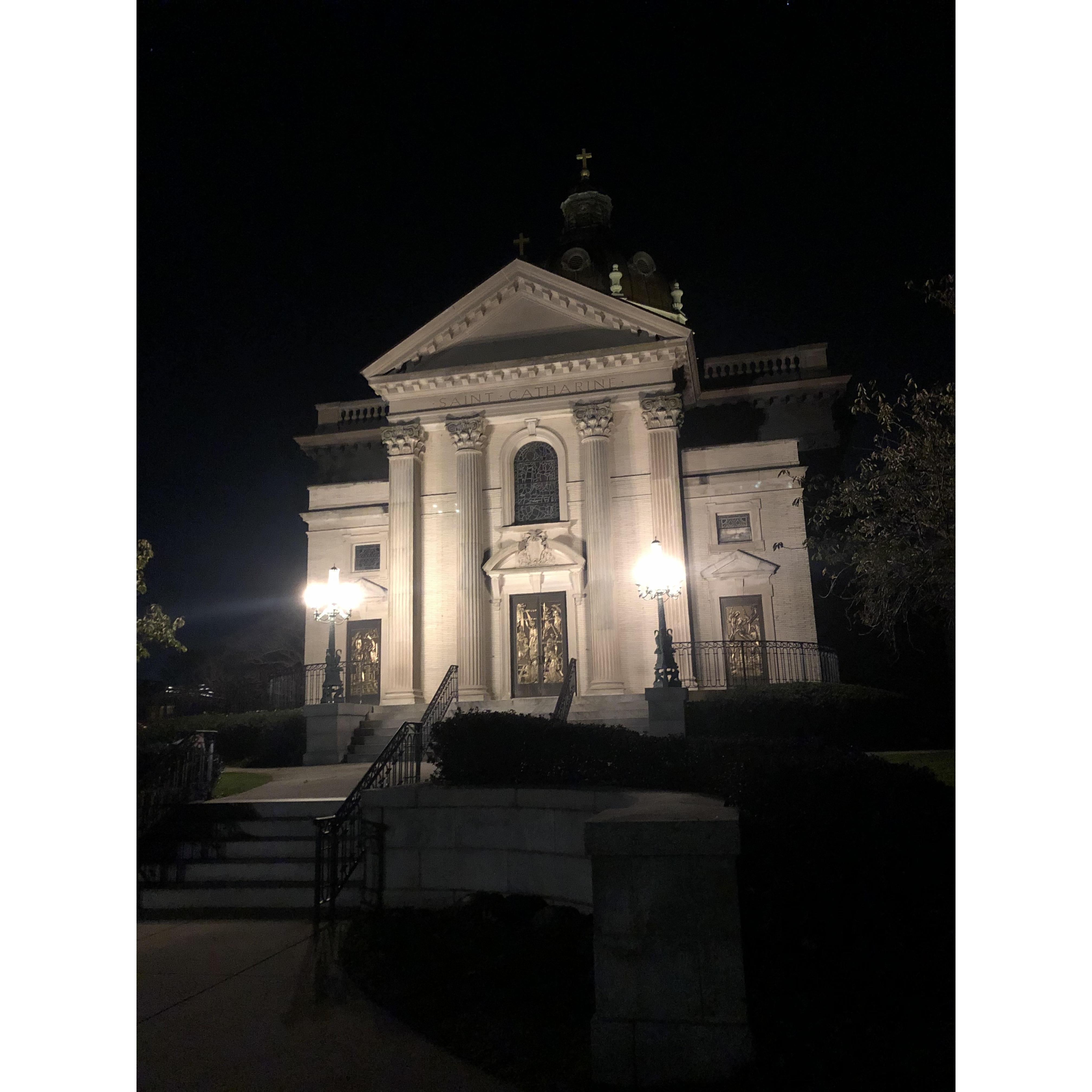 As new residents of Monmouth County we love taking long walks around Spring Lake and admiring the beautiful church where we'll be getting married! St. Catharine's! August 13th can't come soon enough!
