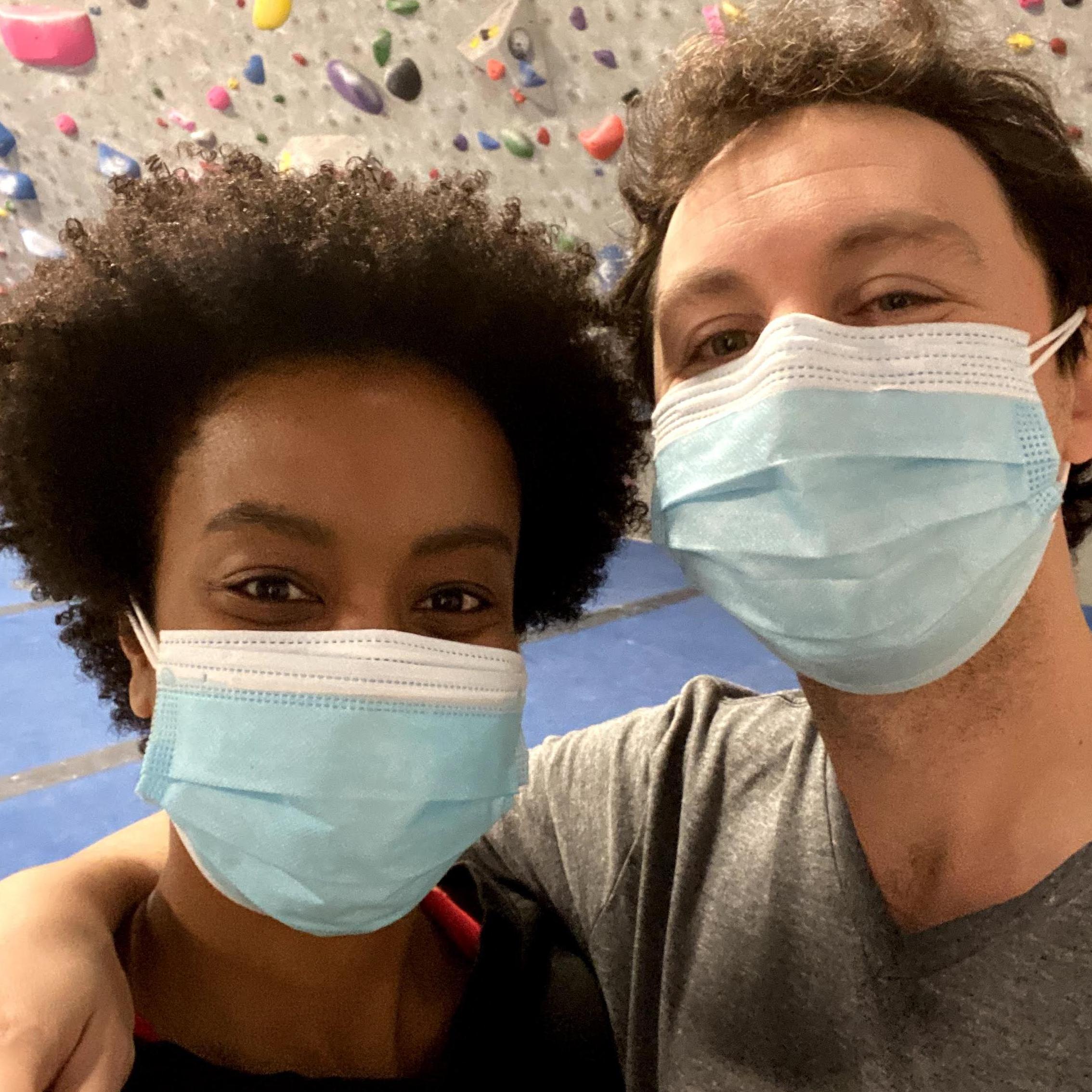 Matt surprised Sydney by renting out the climbing gym so they could have a romantic (and safer) date for Valentine's Day 2021!