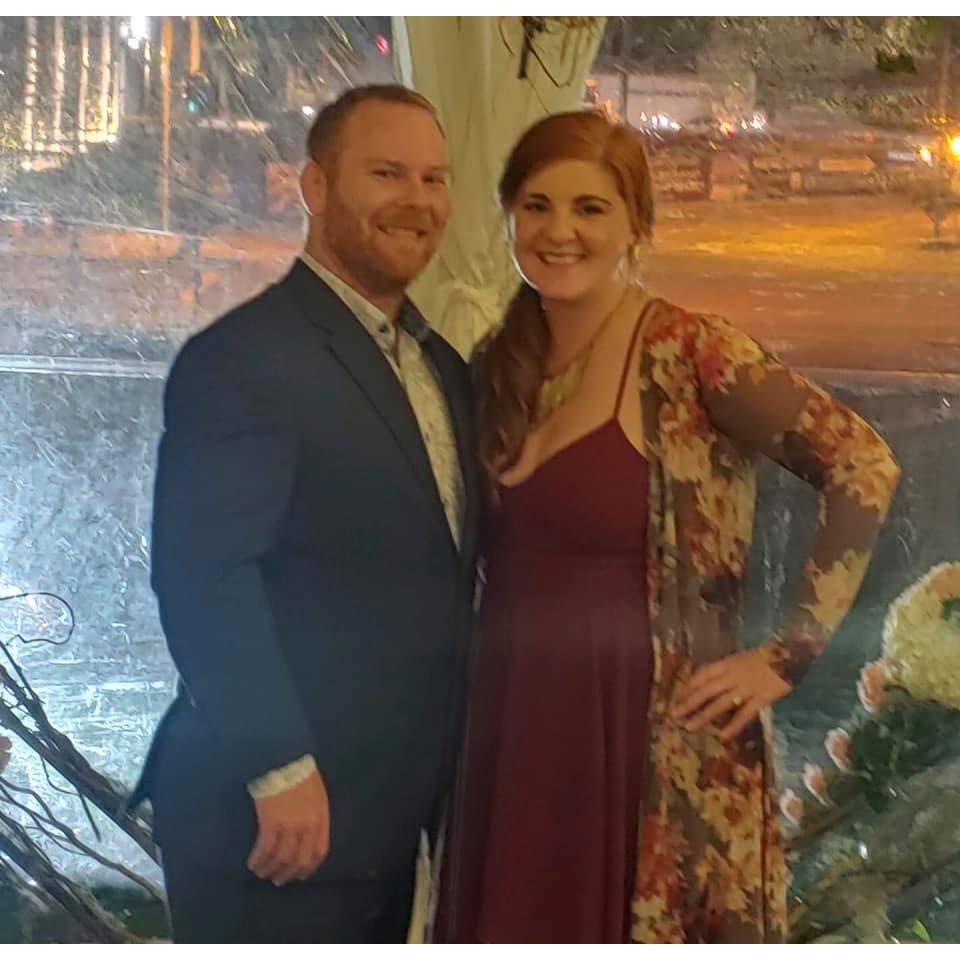 Our first fancy wedding together! It was so great to get to celebrate Lucy's wedding with my love!