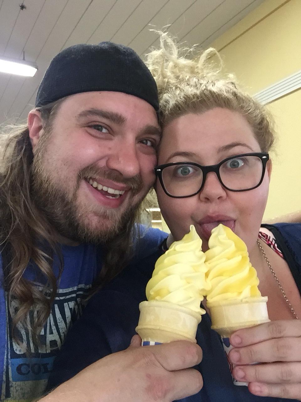 Dole whip (our new obsession) in Hawaii May 2018