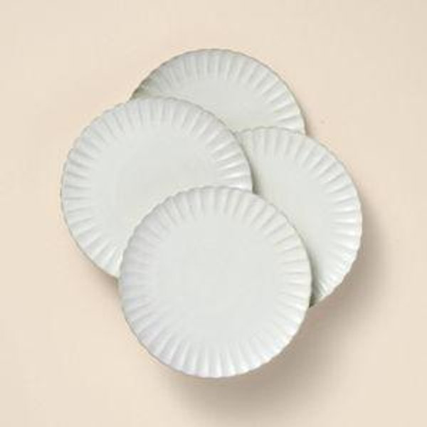 8.5" Scalloped Edge Stoneware Salad Plate - Hearth & Hand™ with Magnolia