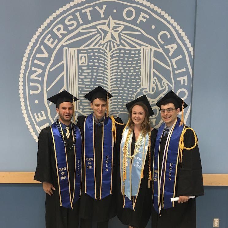 the physics squad similing before grad school happened, 2017