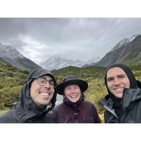 There is a beautiful mountain behind that cloud somewhere. Mt Cook