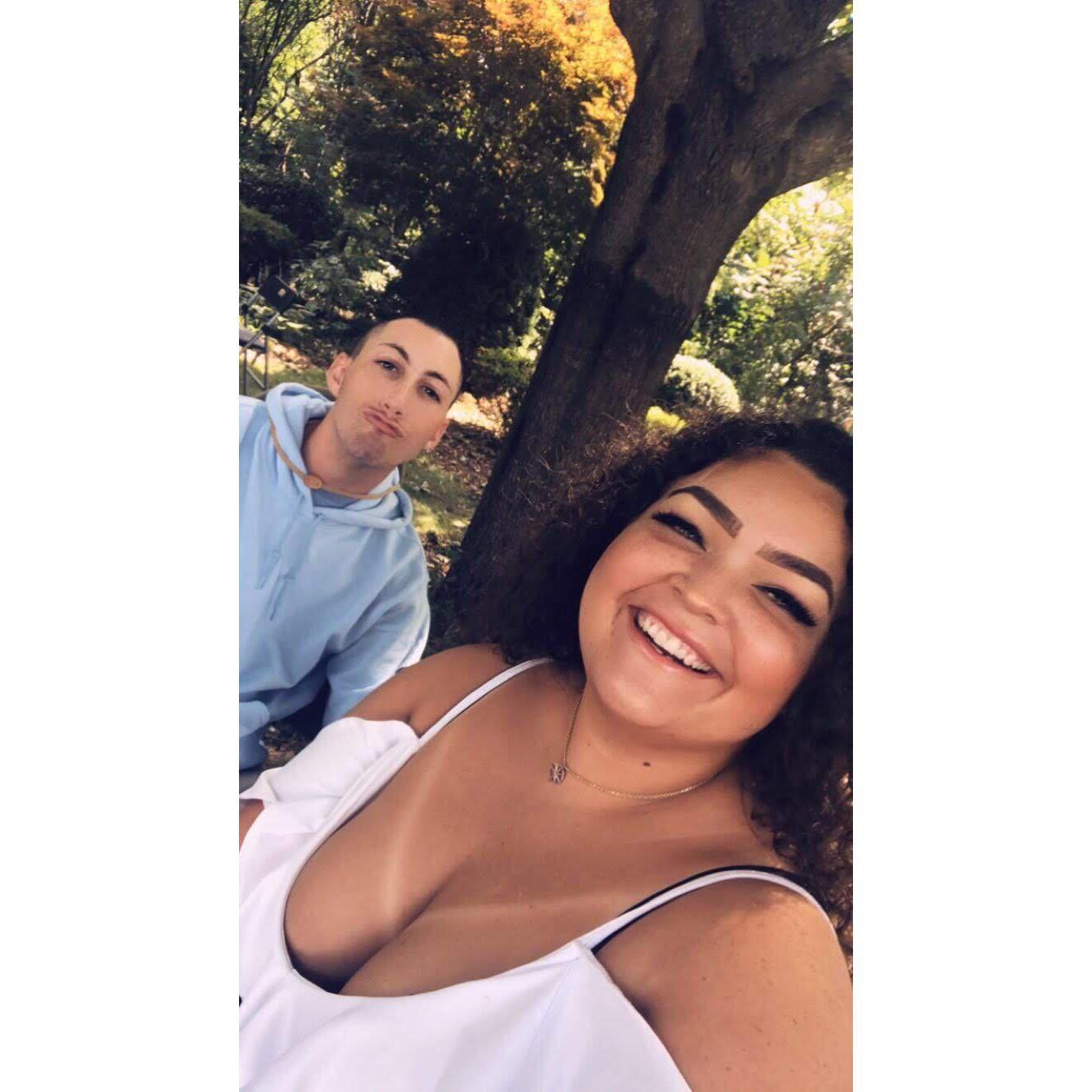 His first weekend back from boot camp