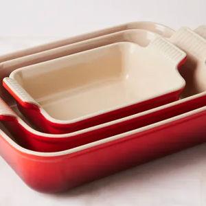 Le Creuset Heritage 3-Piece Rectangular Baking Dish Set