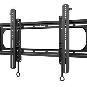 Sanus - Premium Series Fixed-Position TV Wall Mount for Most TVs 65"-95" up to 180 lbs - Slim Profile Sits 1.6" From Wall - Black
