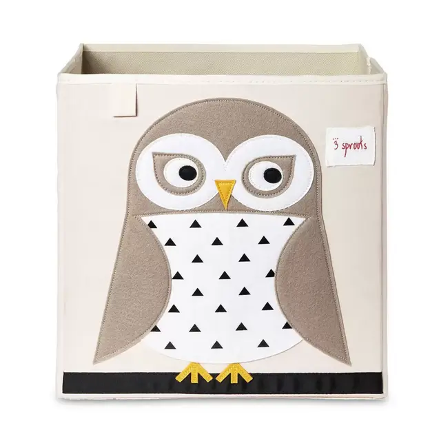 3 Sprouts Owl Storage Box
