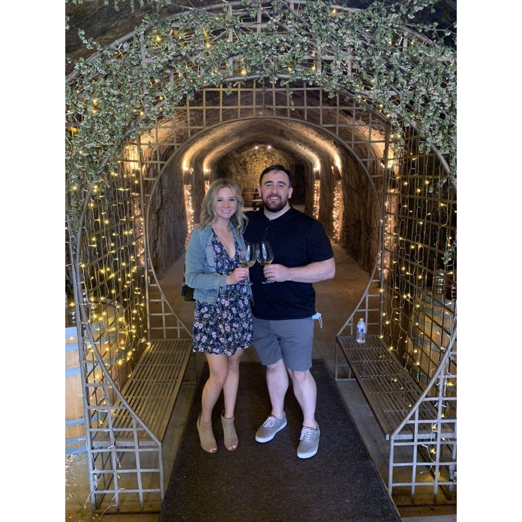 One of several wineries we visited in Napa!