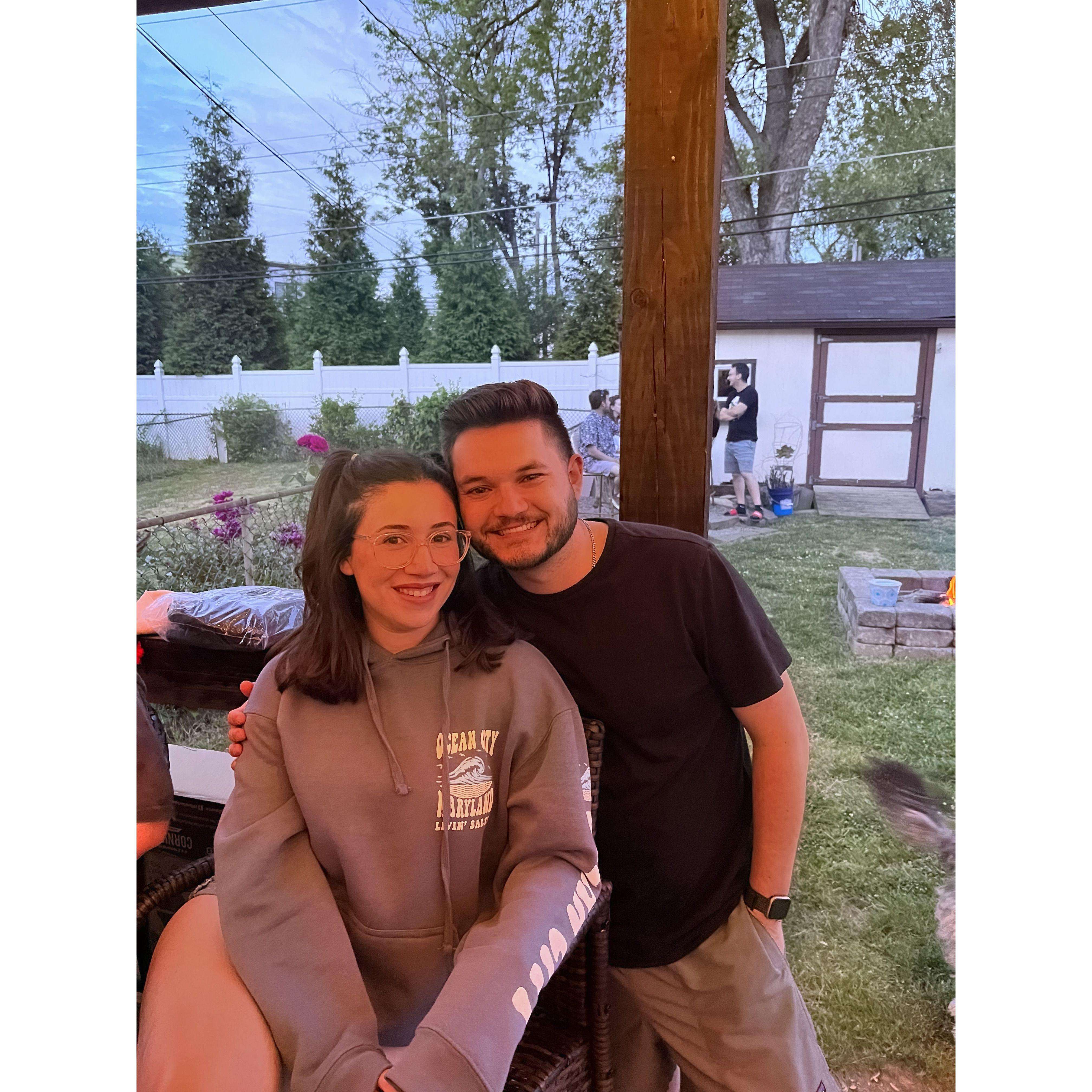 Weekend we moved in together!