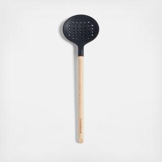 Silicone & Wood Slotted Spoon