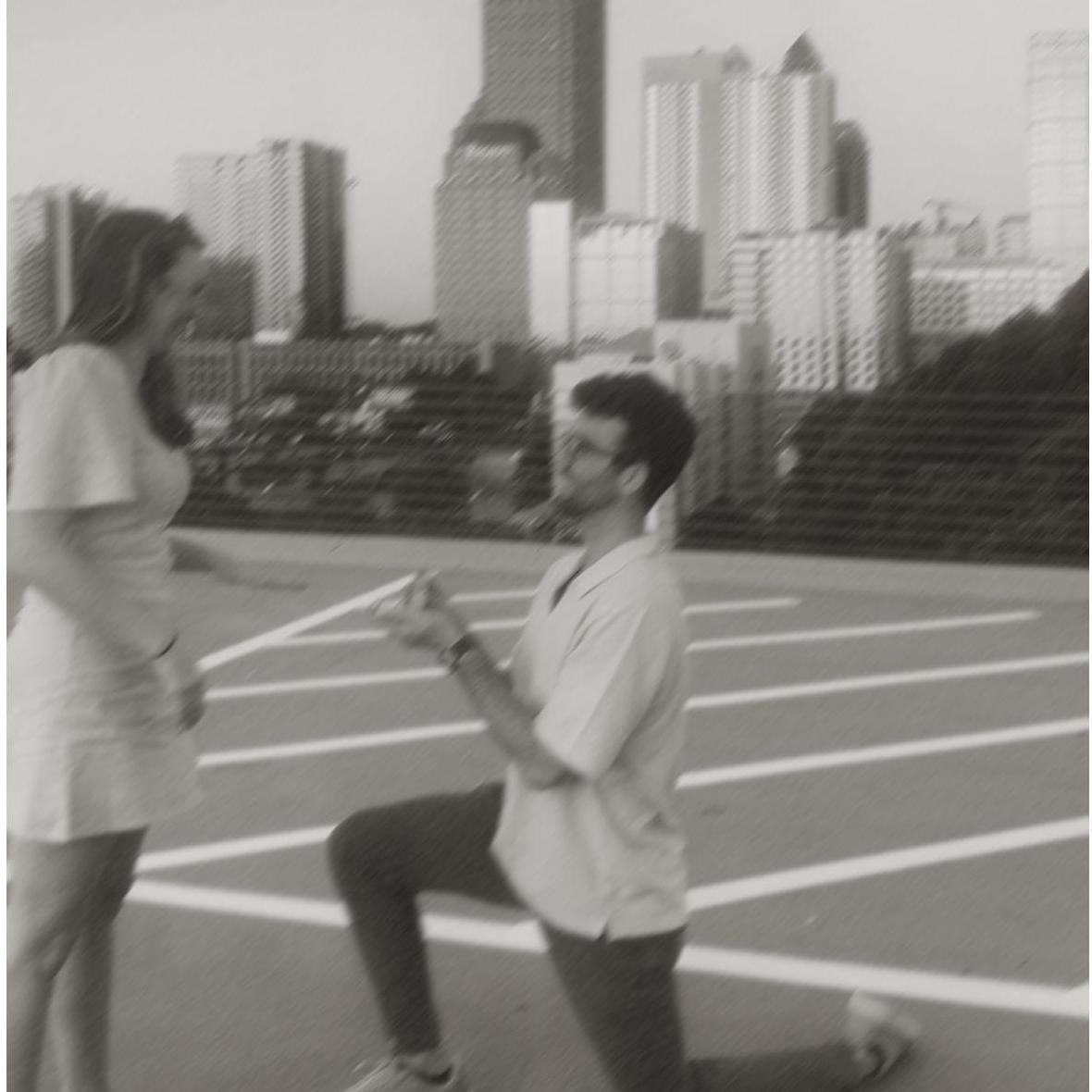 05.12.2024 - Jessie said "yes" in the exact spot we shared our first kiss almost 3 years ago!!!