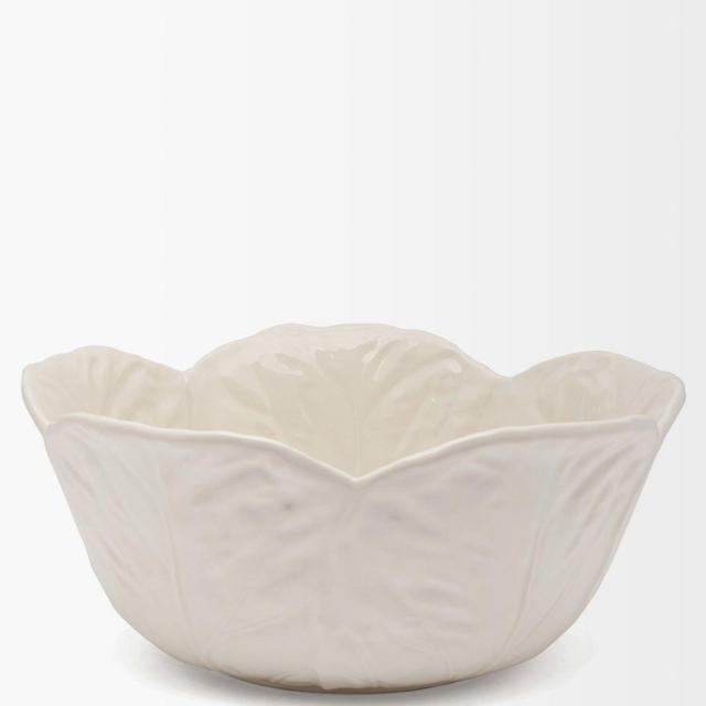 Bordallo PinheiroCabbage large earthenware salad bowl