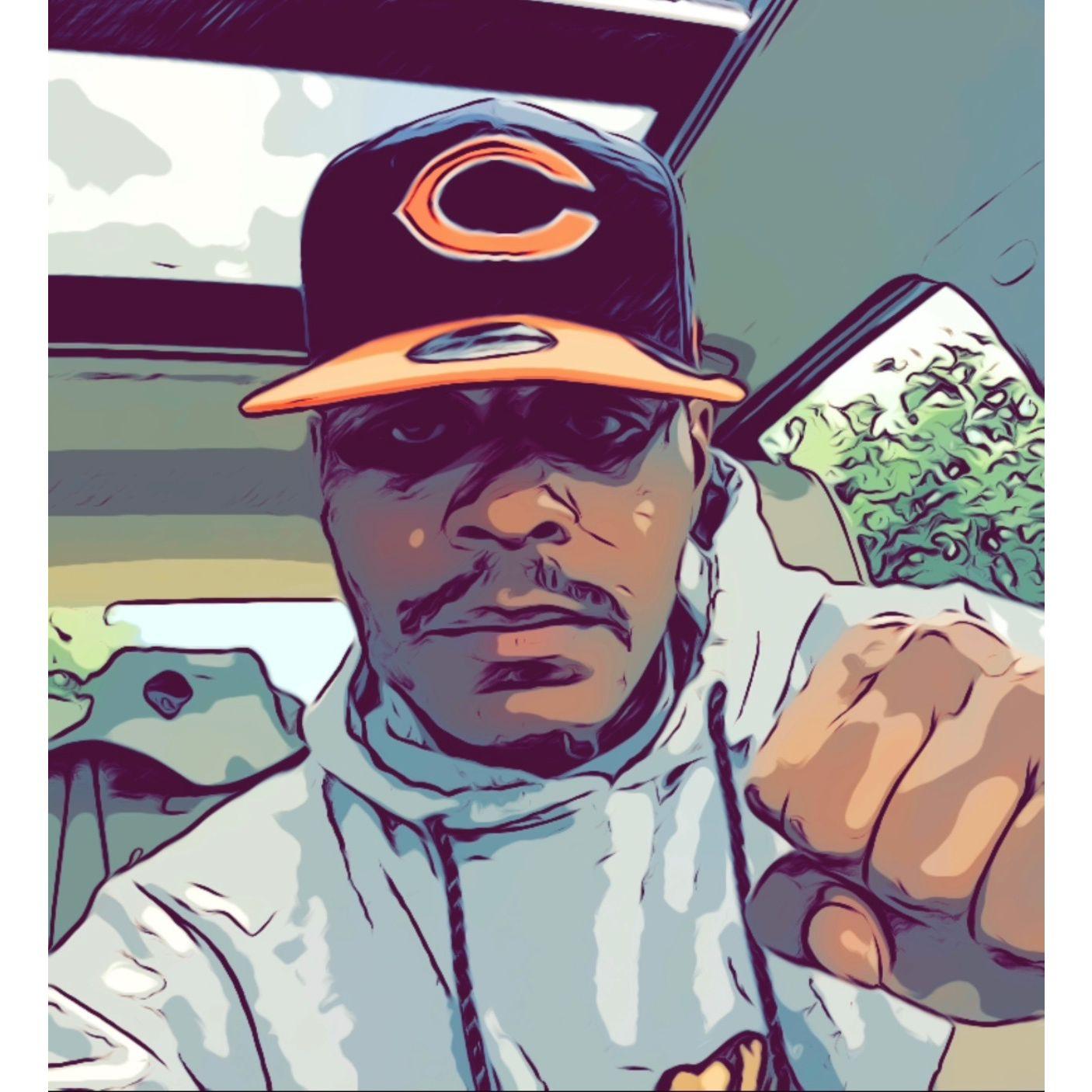 Next to his San Jose State Spartans he loves his Chicago Bears, Bulls and White Sox. You see the hats