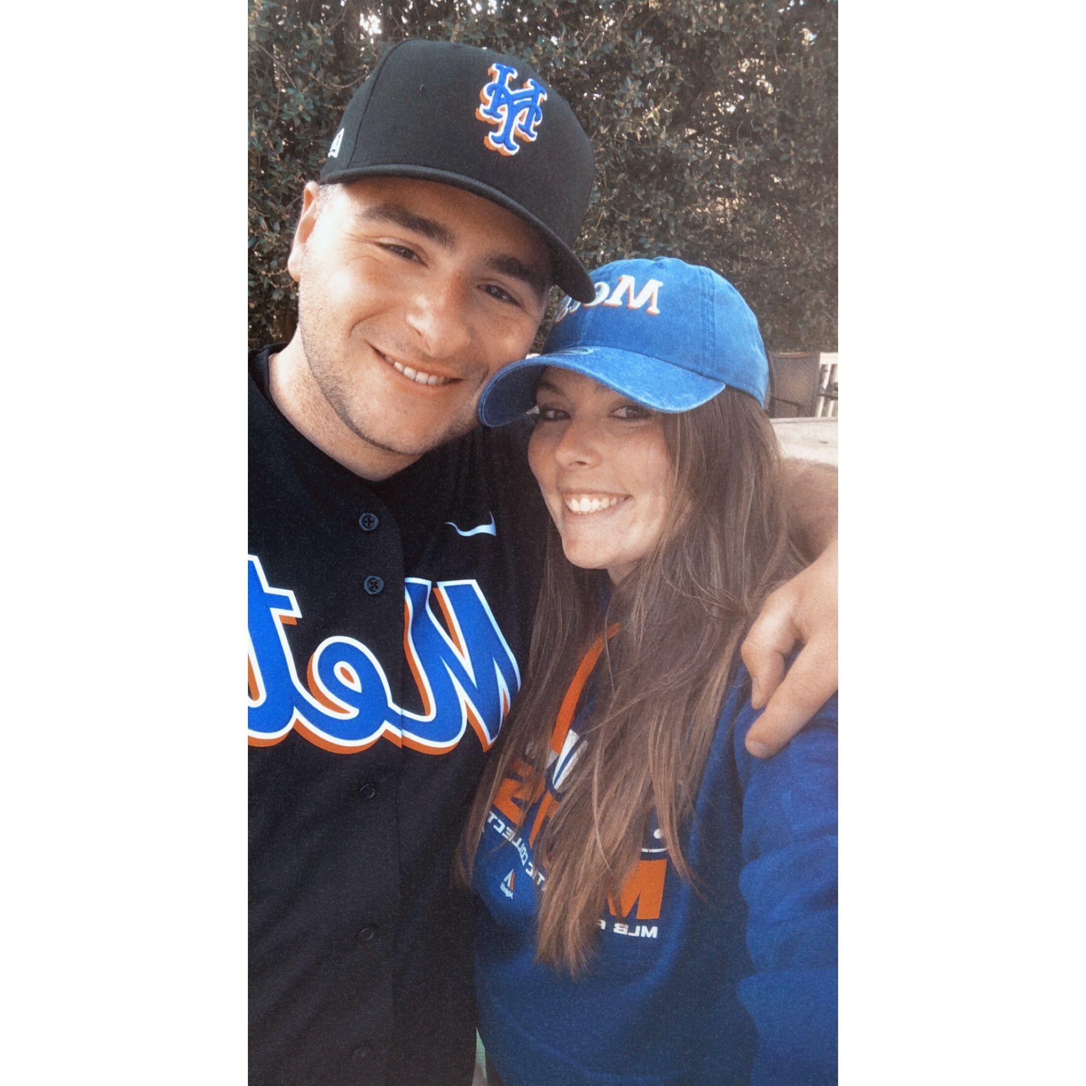 Our first Mets game!
