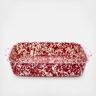 Splatter Enamelware Lasagna Pan