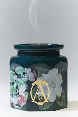 Apothecary 18 Floral Night Gardenia Ceramic Candle