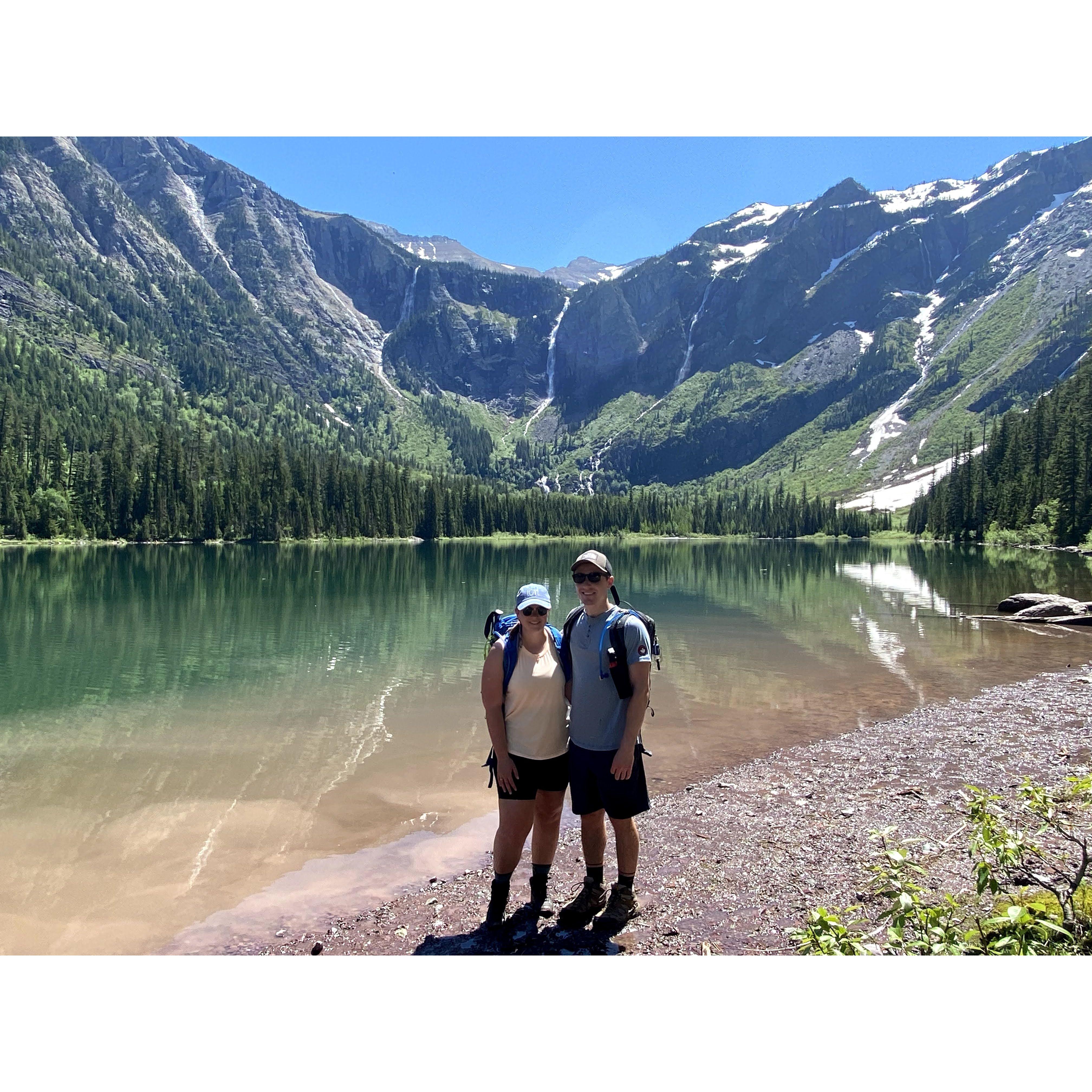 Hiking to Avalanche Lake in Glacier National Park '21