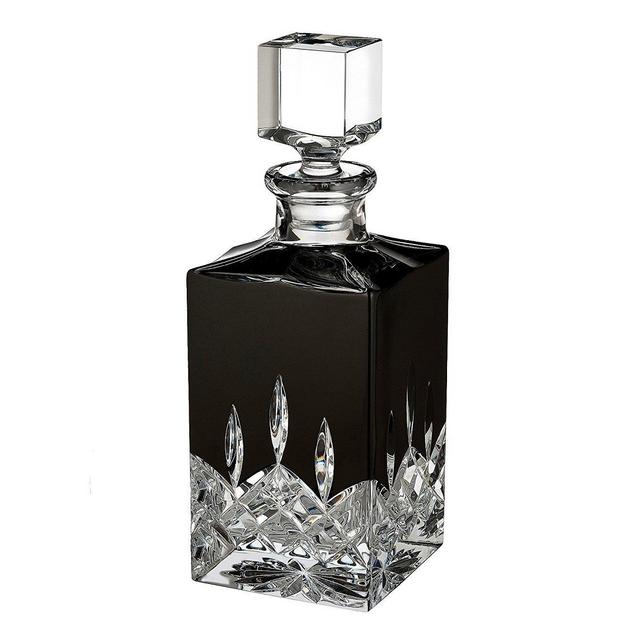 Waterford Lismore Black Square Crystal Decanter