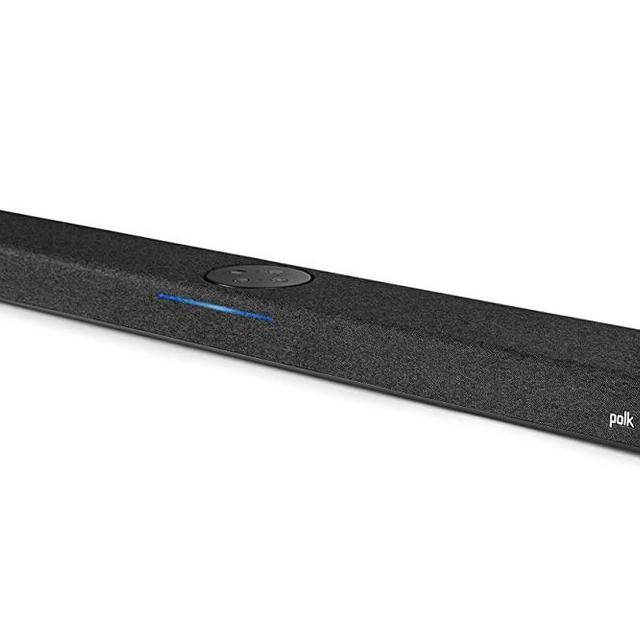 Polk Audio React Sound Bar, Dolby & DTS Virtual Surround Sound, Next Gen Alexa Voice Engine with Calling and Messaging Built-in — A Certified for Humans Device