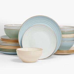 24 Piece Dinnerware Set, Service for 8 - Multicolor