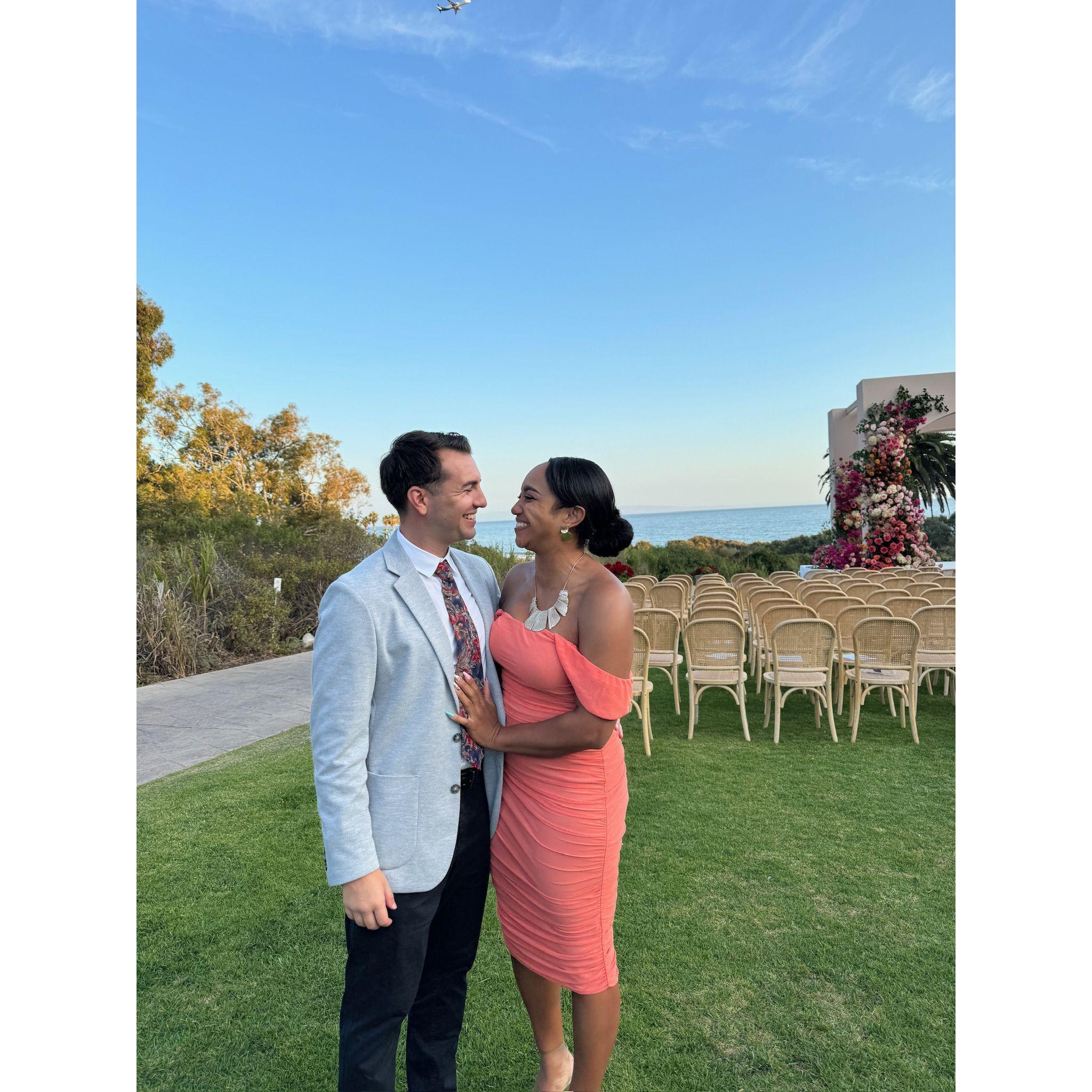 Wedding pic from Santa Barbara, CA