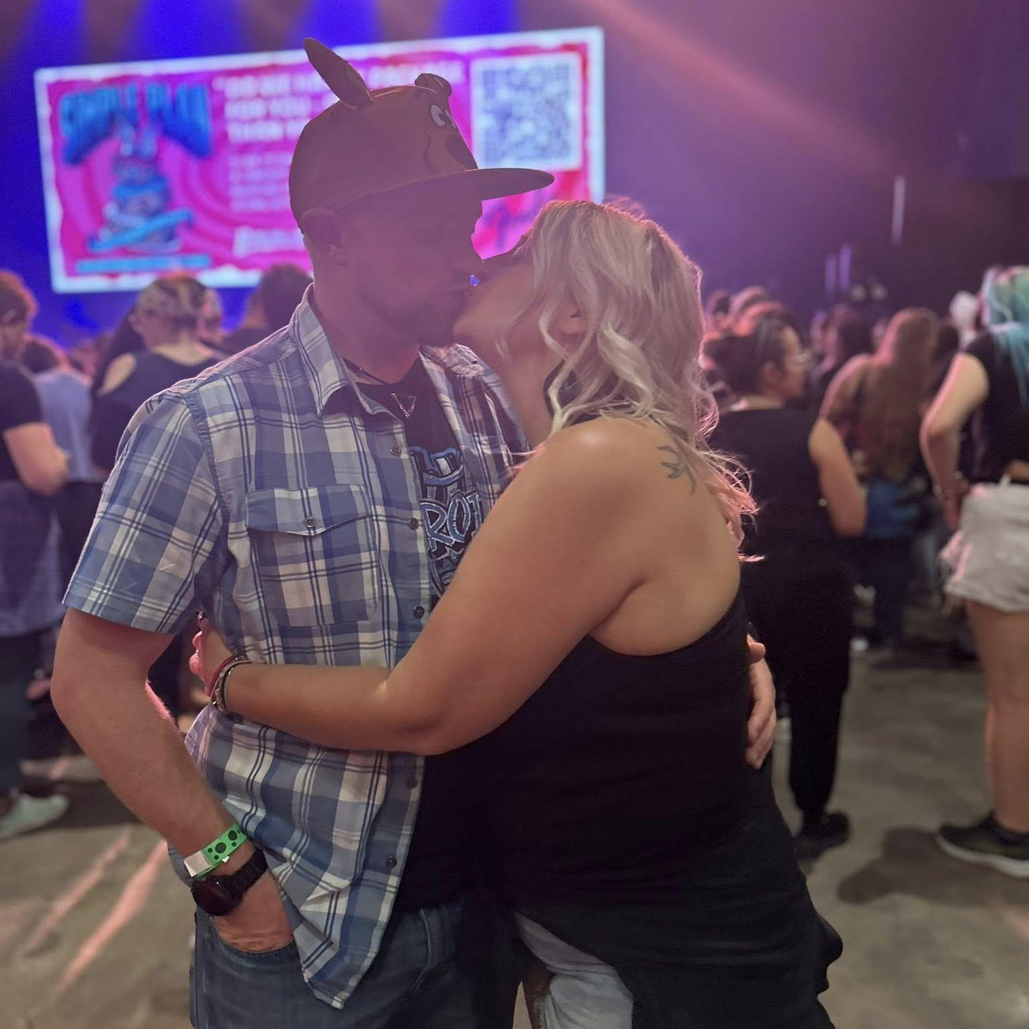 We went to see Simple Plan, our first concert together. Talk about a 90's flashback.