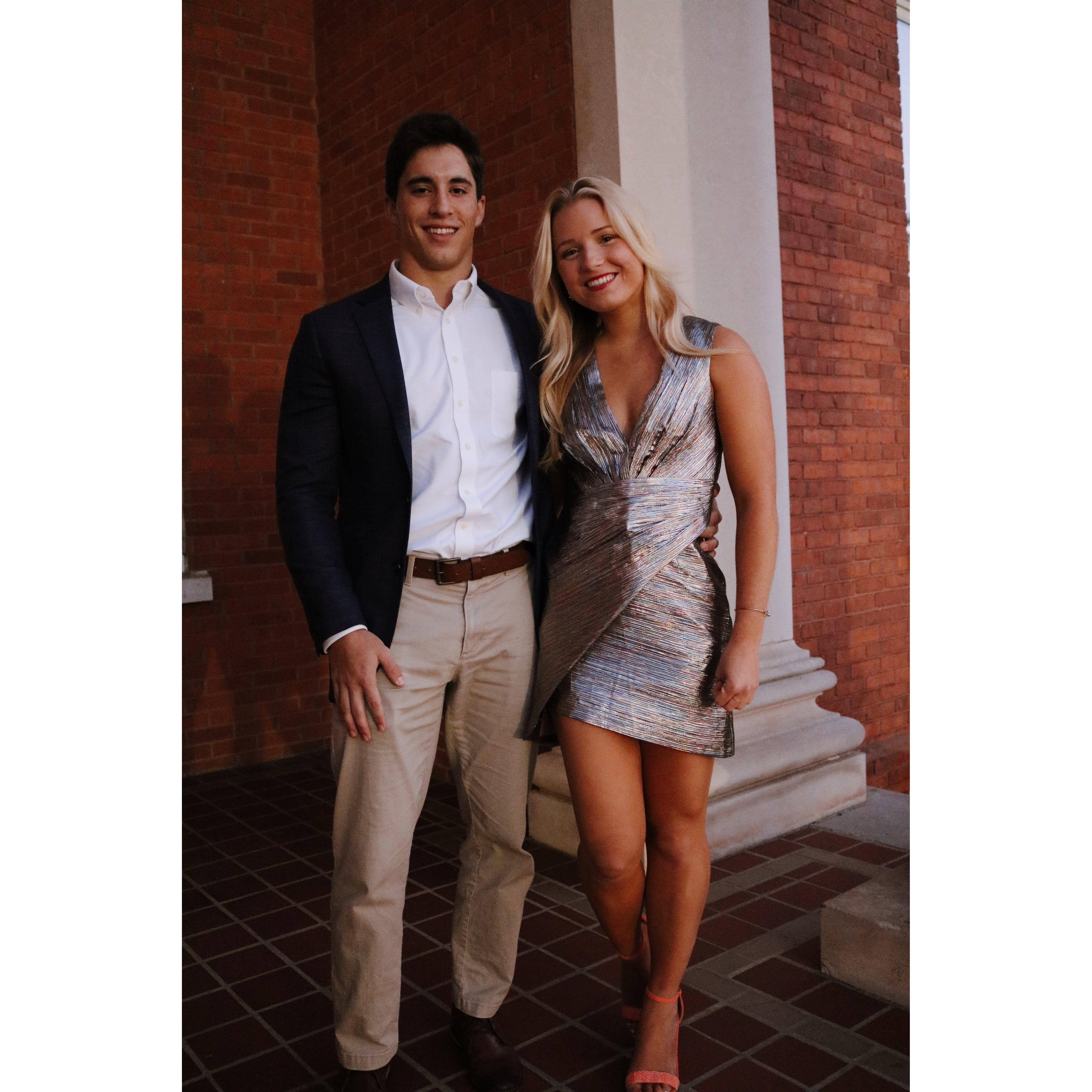 AXO Semi Formal...Will asked Julia to be his girlfriend just after this picture was taken.
