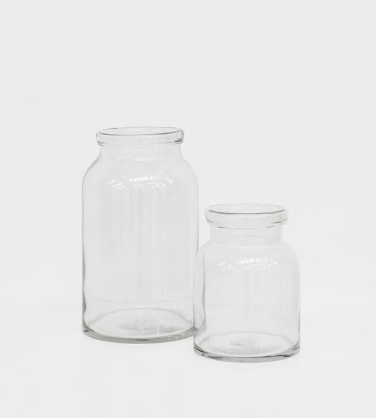 Roll Top Glass Jar