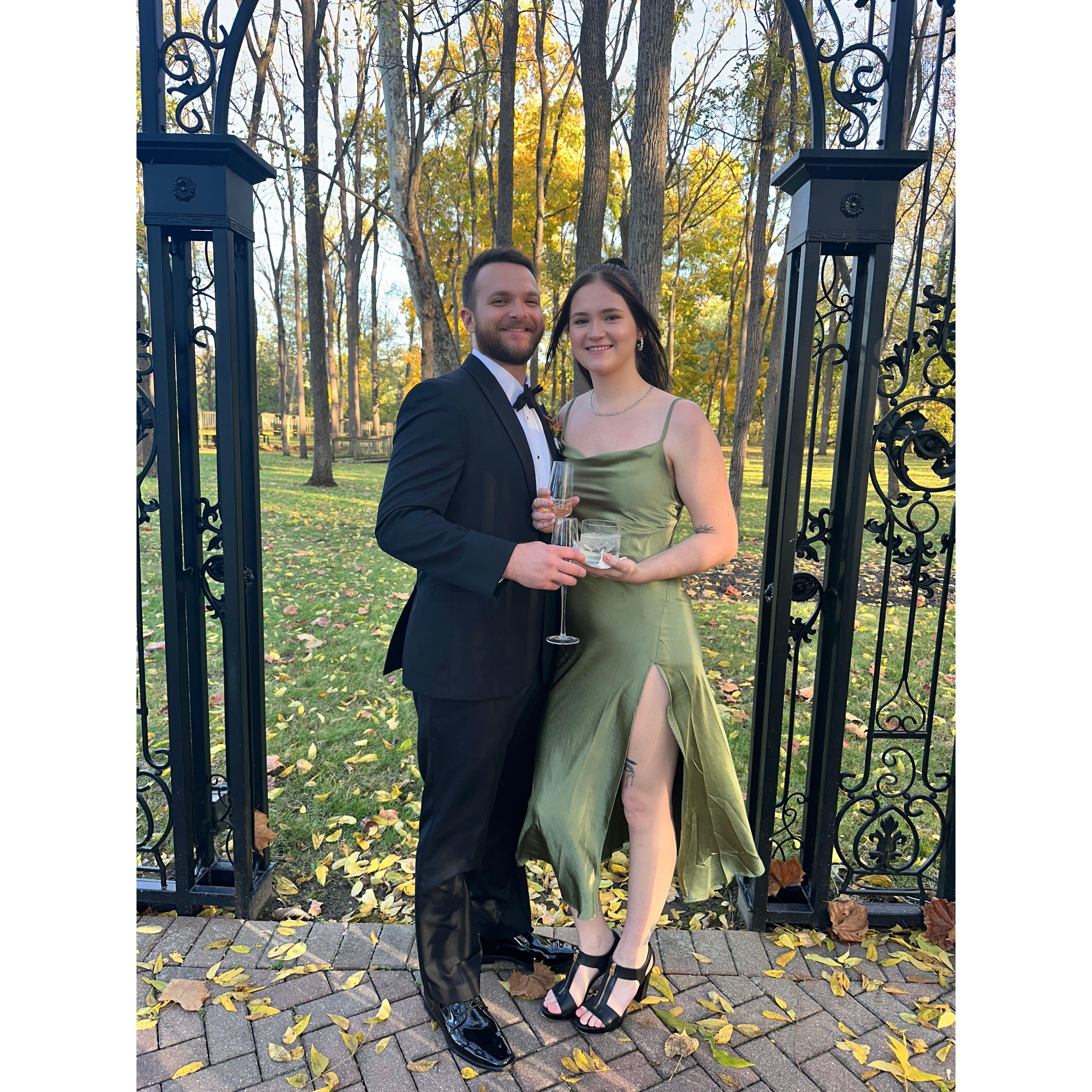 Dolled up for a beautiful wedding, 2023.