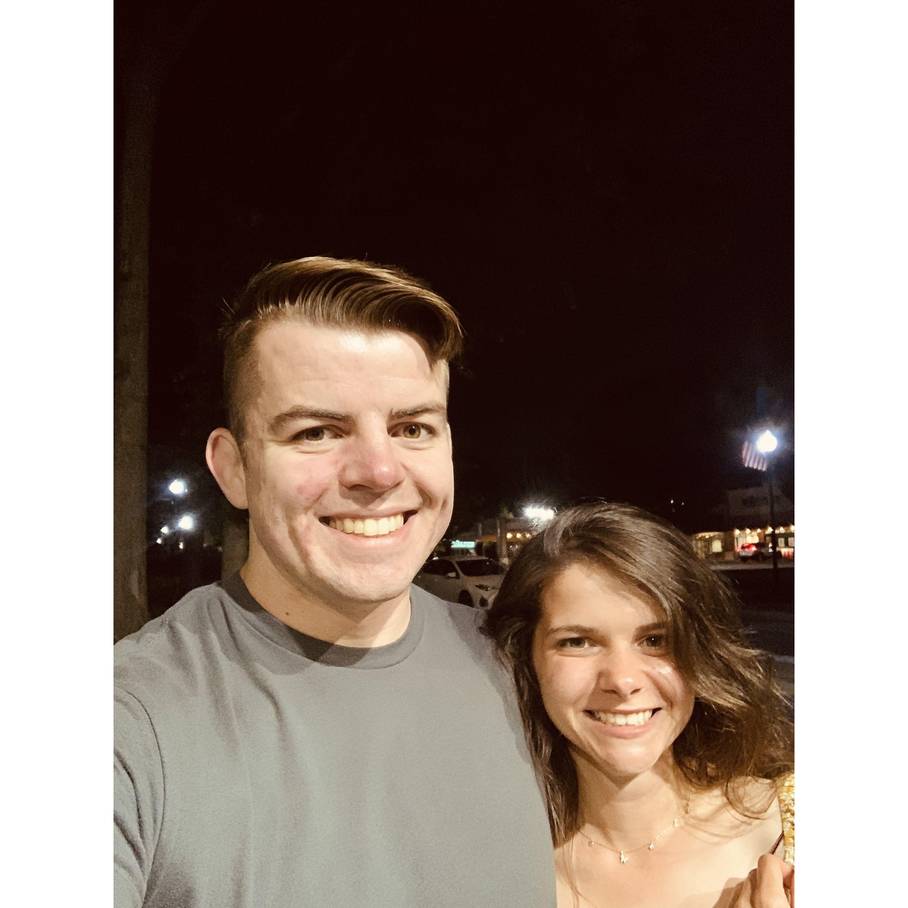 Our first picture as a couple, 6/21/23