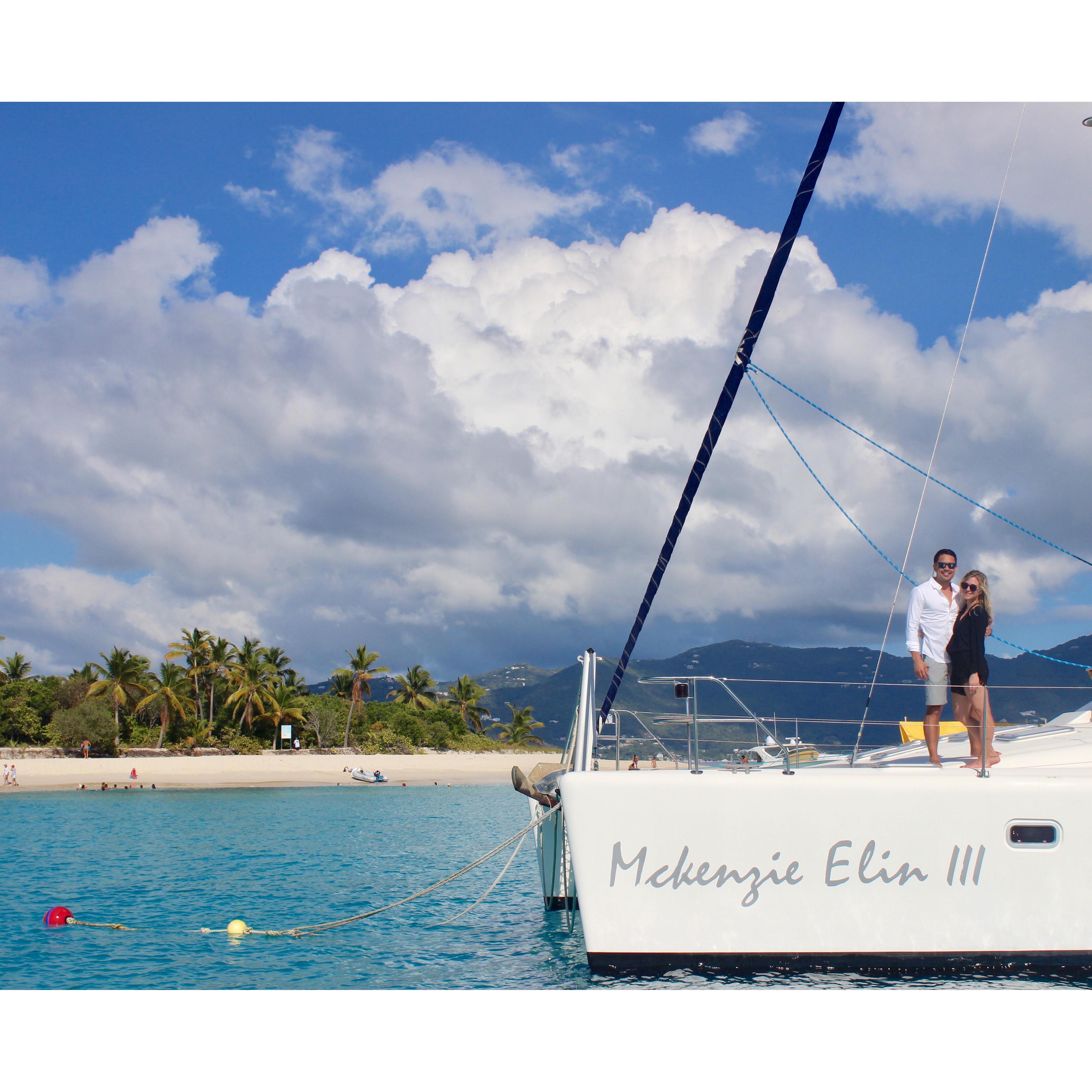 Sailing in the British Virgin Islands