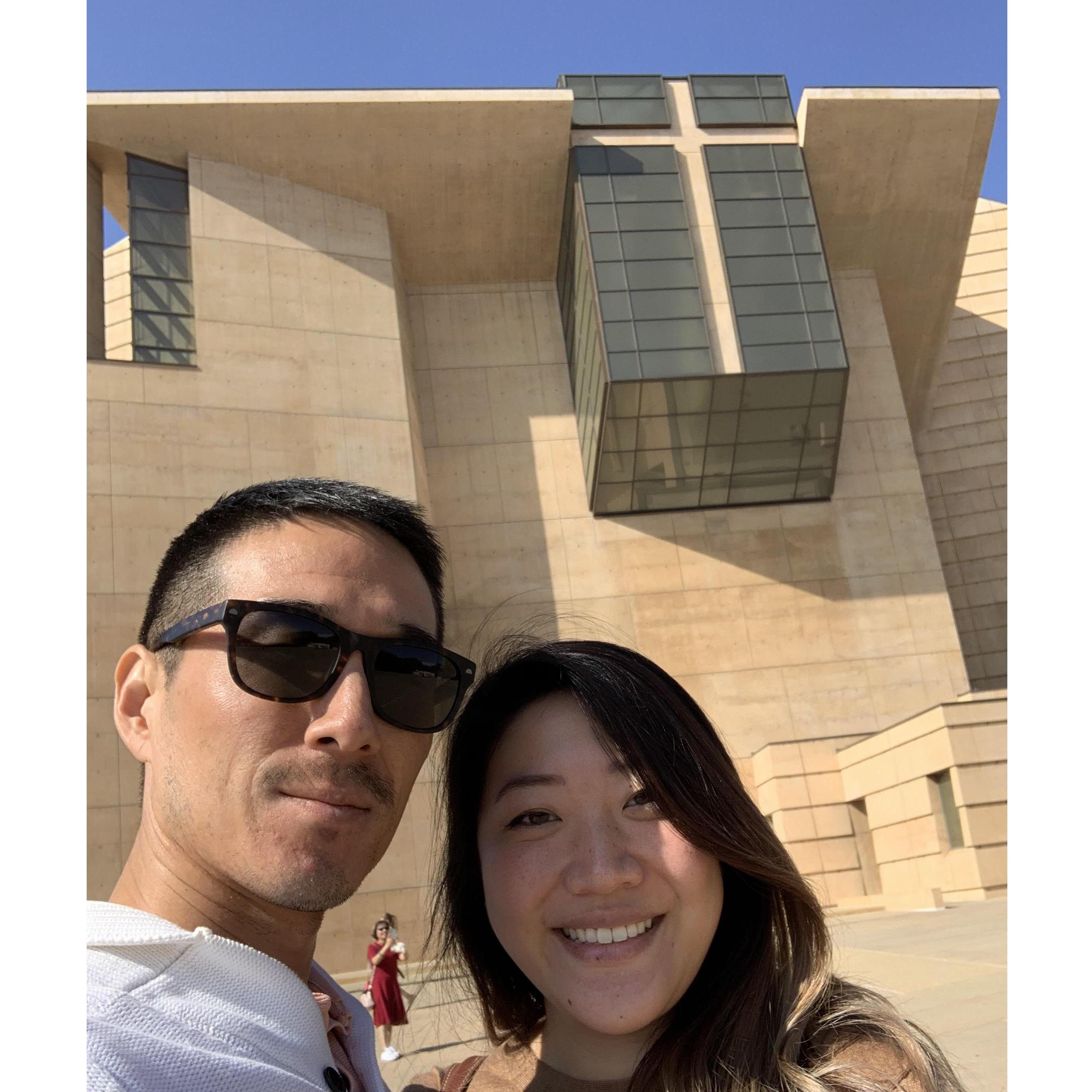 Our visit to the Our Lady of Angels Cathedral