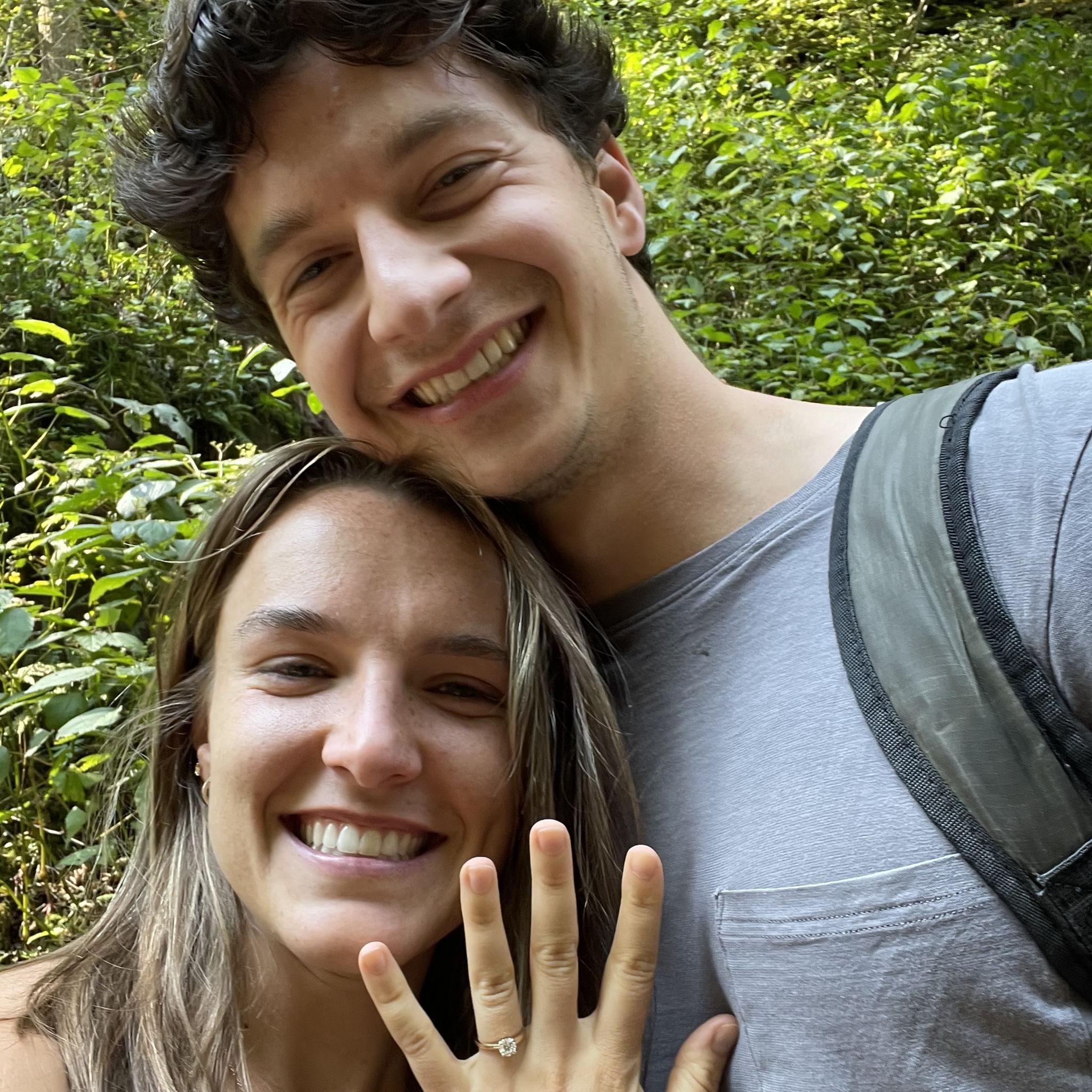 Engaged at Rickett's Glen!