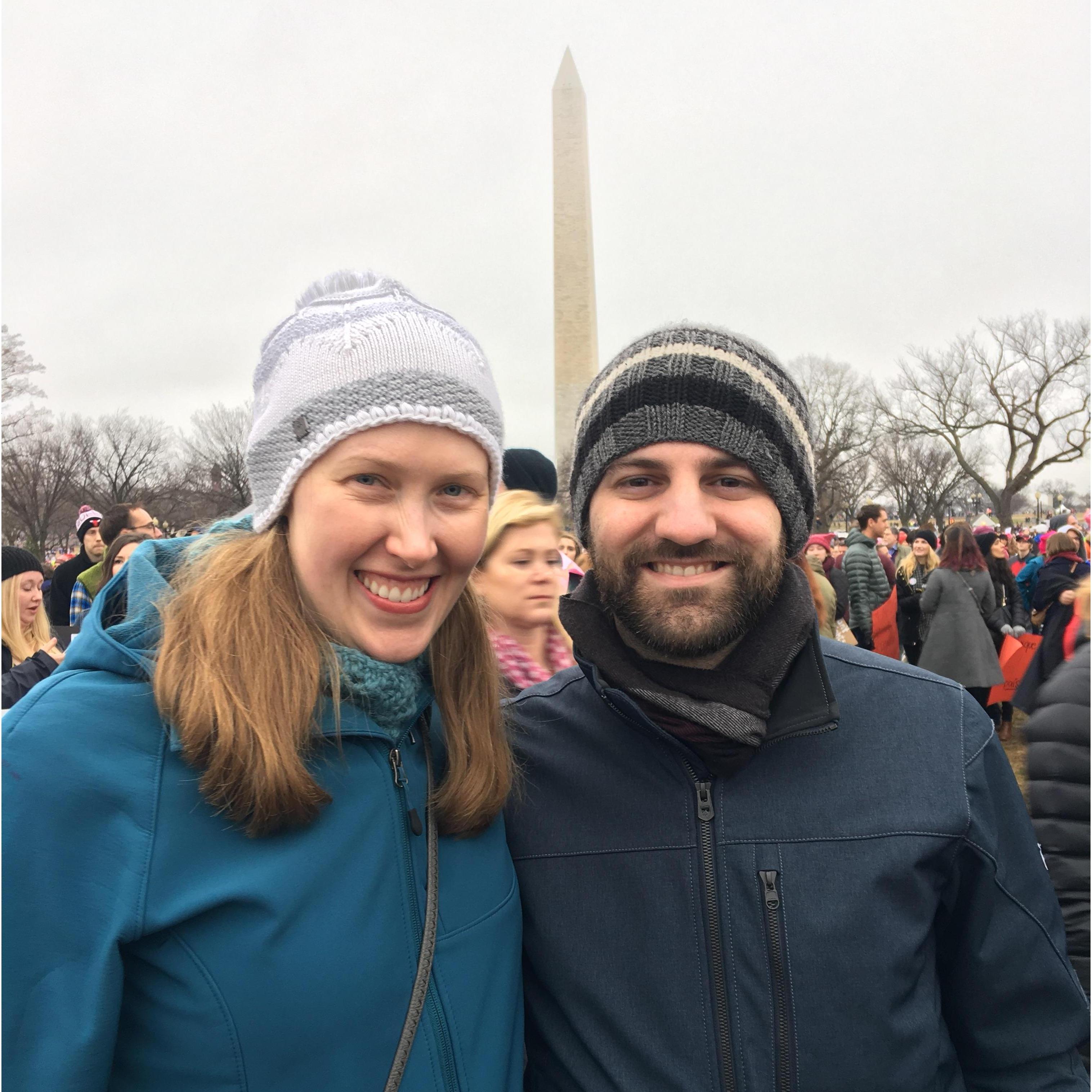 In Washington, D.C. for the Women's March