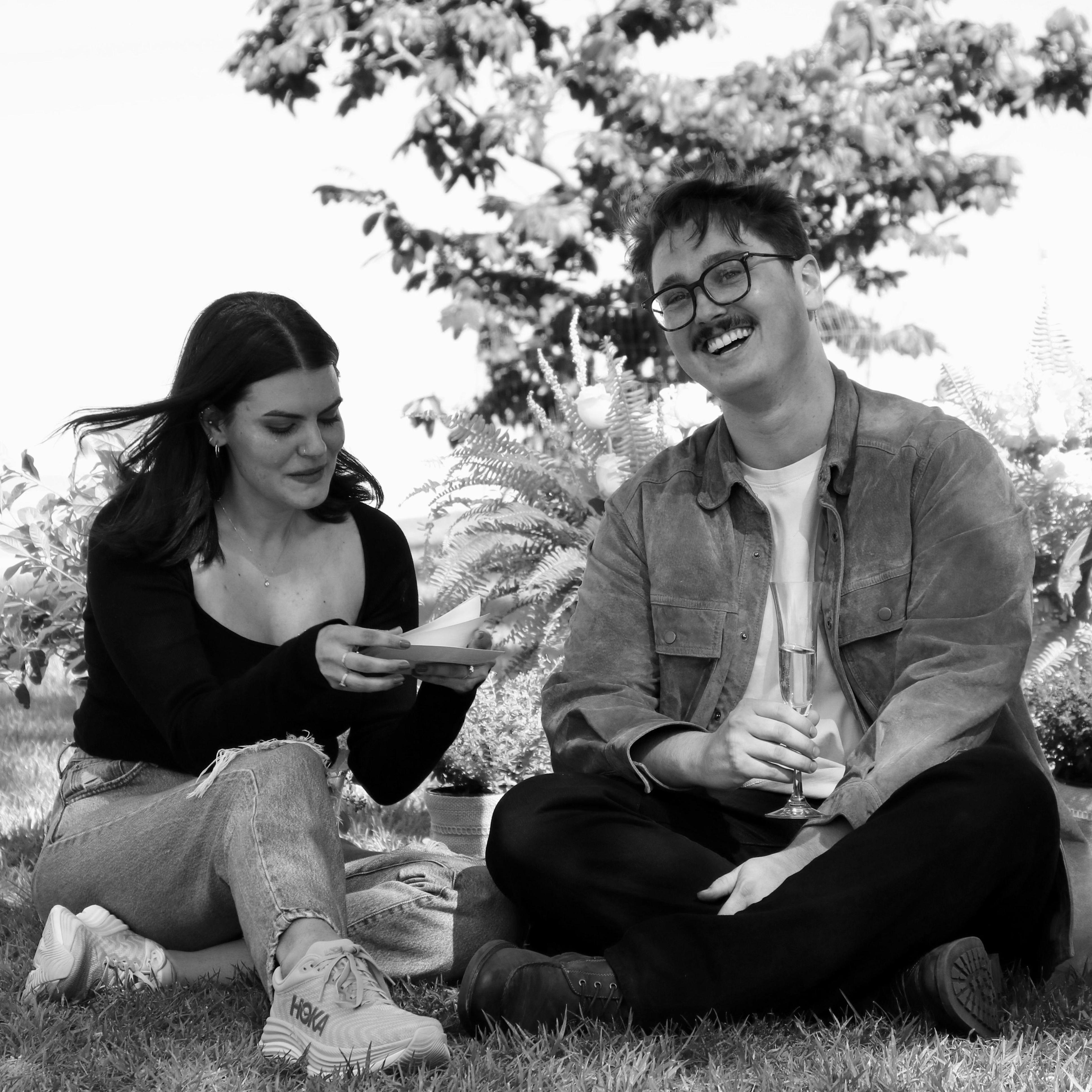 Neither of us remember the words we shared when carter got down on one knee. Luckily Carter wrote everything down in a heartfelt letter!