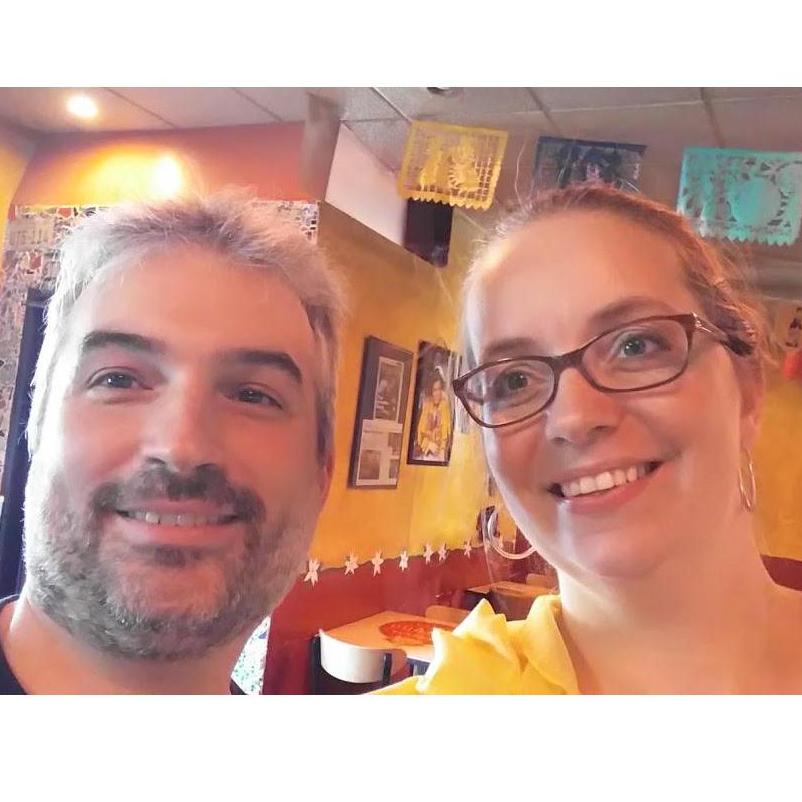 Our first date was Mexican take out.