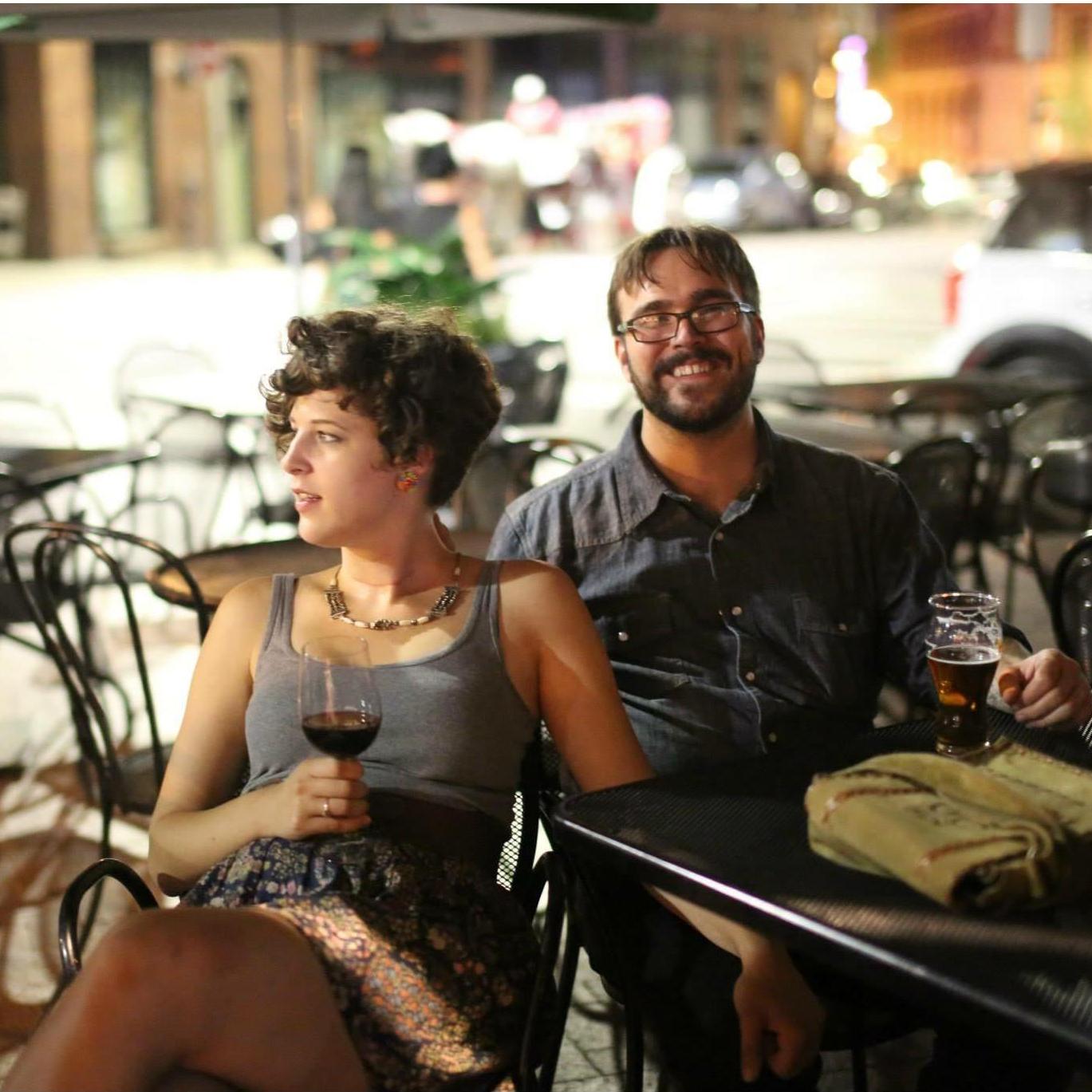 At an open mic in Boston, 2013.