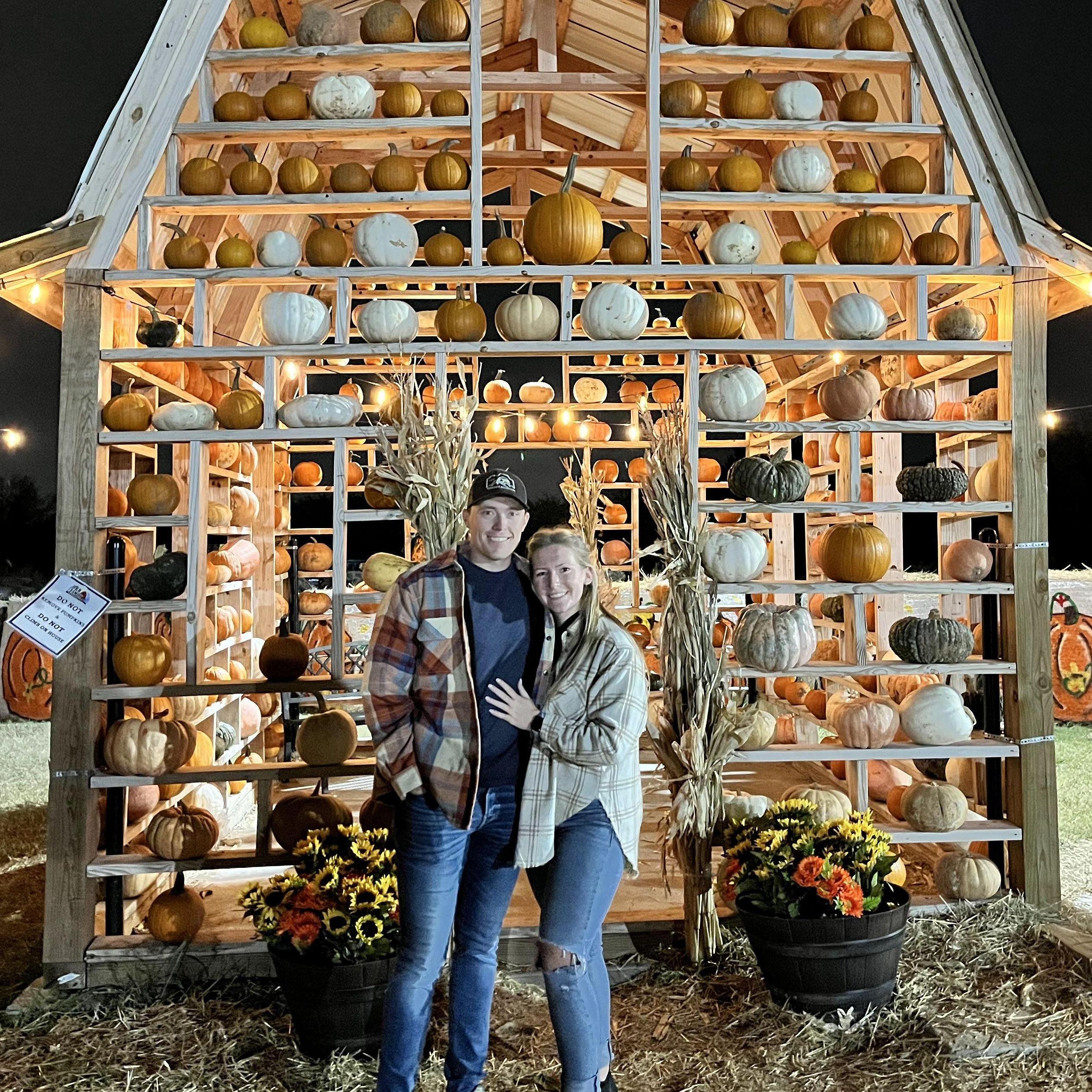 First time pumpkin picking