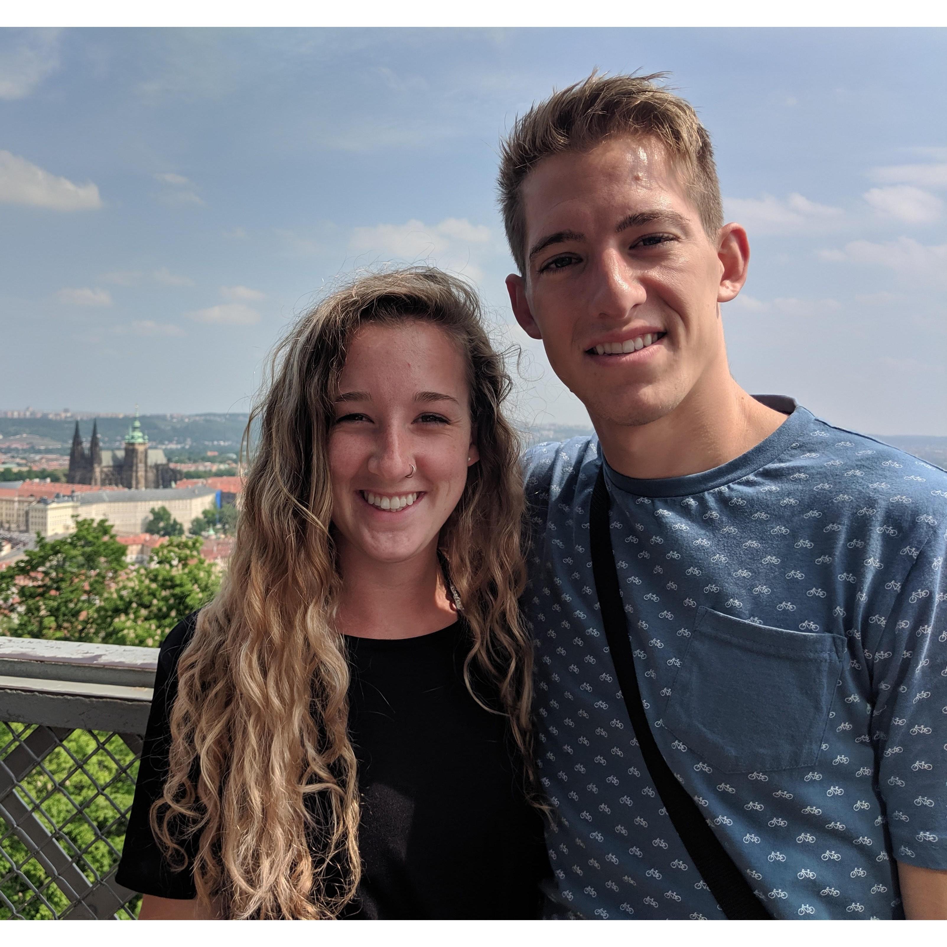 from the highest point in Prague