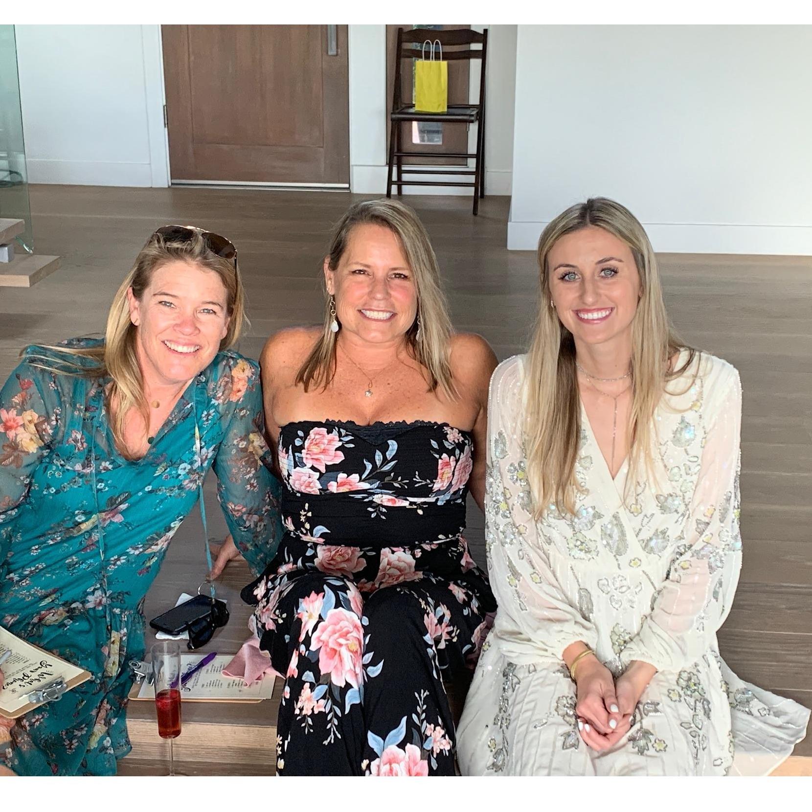 Bridal Shower games in LB - Auntie Anne, Cousin Kari, & Megan