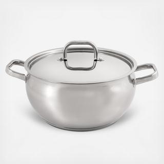 Belly Shape Stock Pot with SS Lid