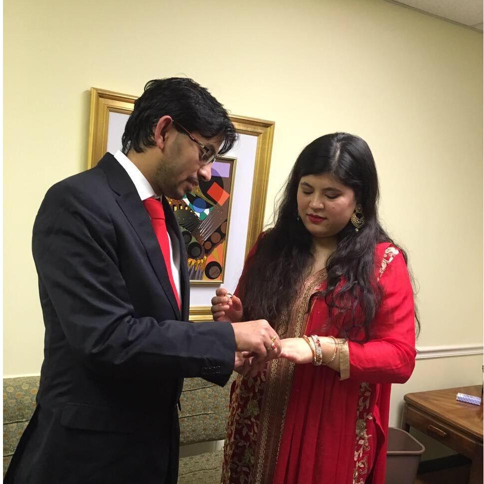 He put a ring on me.