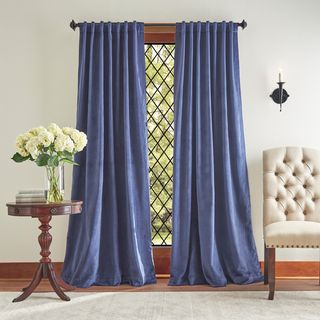 Lucca Velvet Blackout Curtain Panel, Set of 2